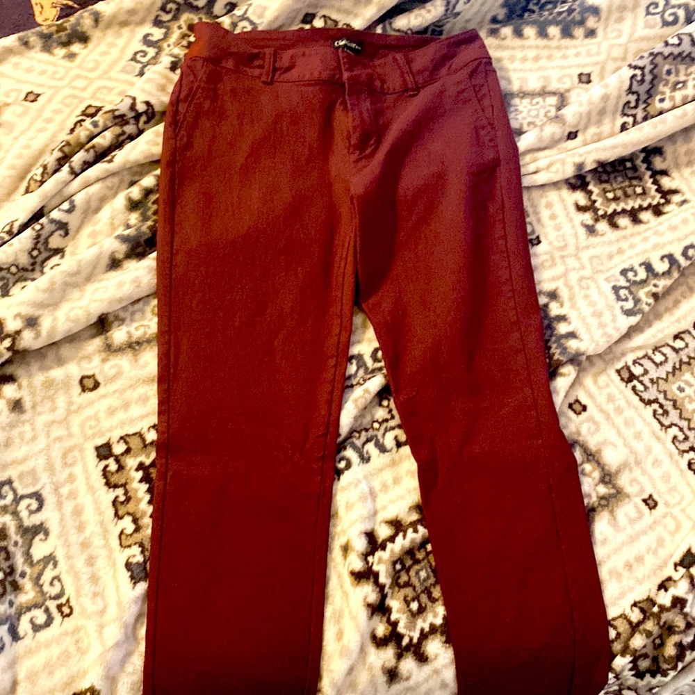 COPY - Chocolate USA red velvet colored pants